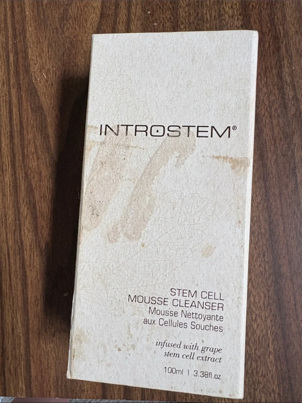 INTROSTEM Stem Cell Mousse Cleanser - Cream/White Packaging